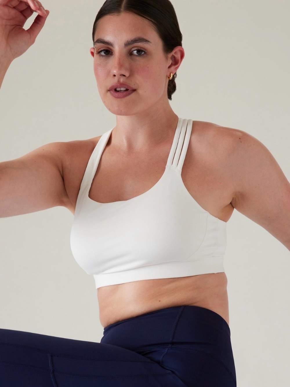 ATHLETA Train Free Sports Bra - White - XL - Picture 2 of 7